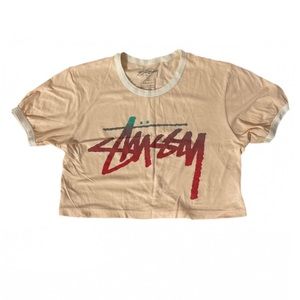 STUSSY Womens Crop Top